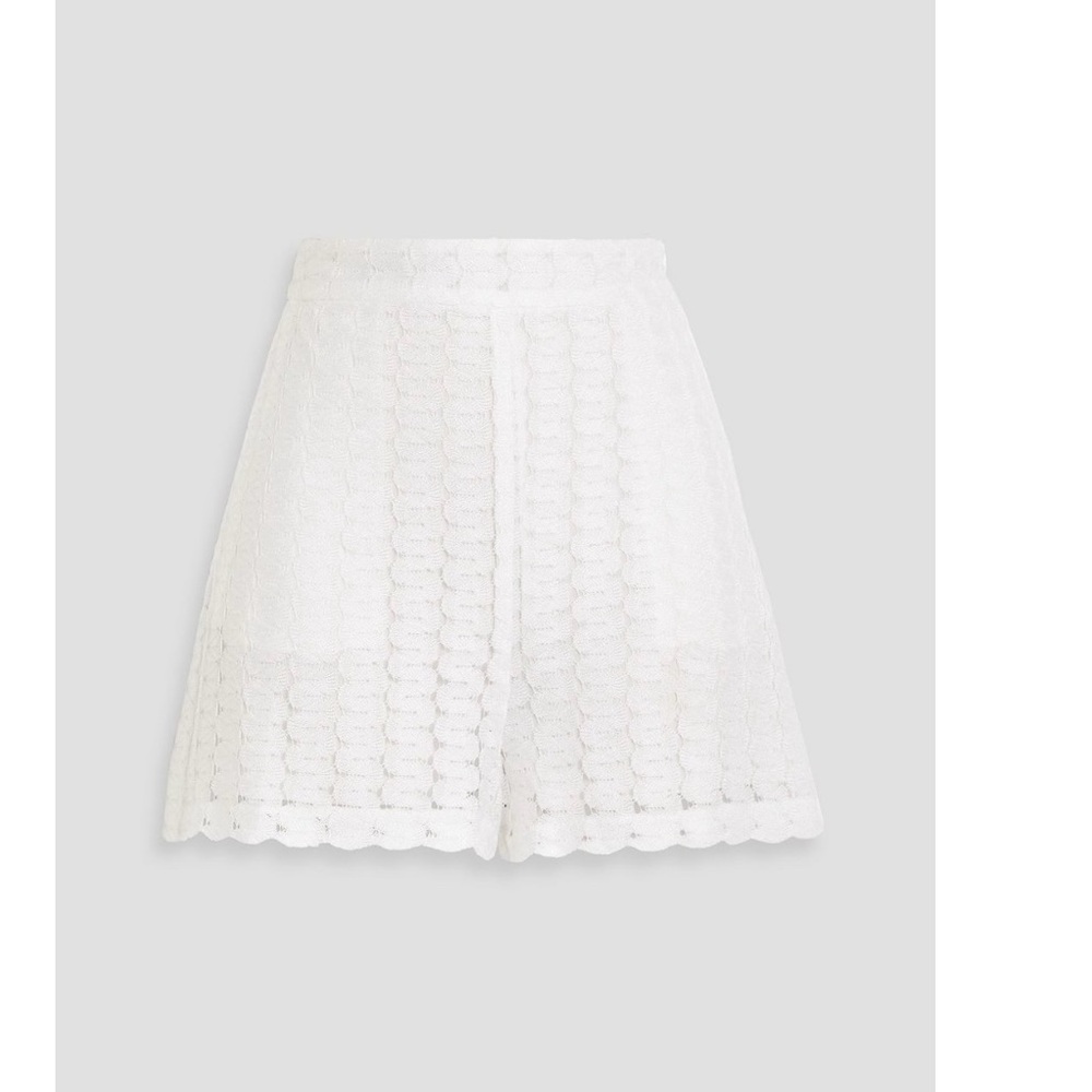 Missoni White High Waist Women Shorts nwt